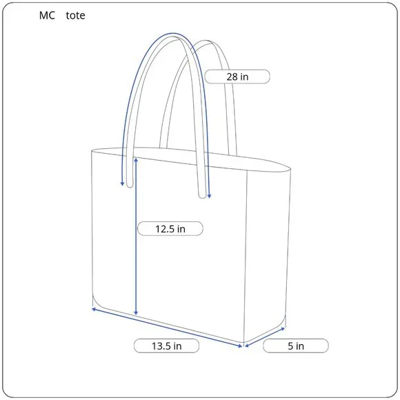 Authentic MacKenzie-Childs Courtyard Tote Medium Black and White Woven - Picture 9 of 9